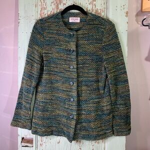 Women’s Alfred Dunner multicolored button up knitted cardigan